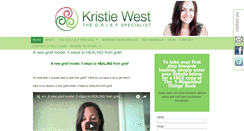 Desktop Screenshot of kristiewest.com